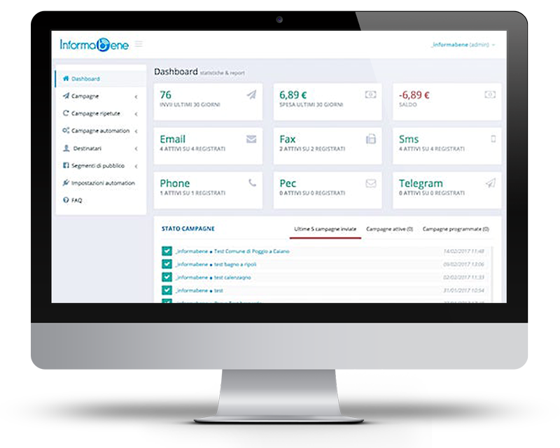 Infomrmabene Dashboard